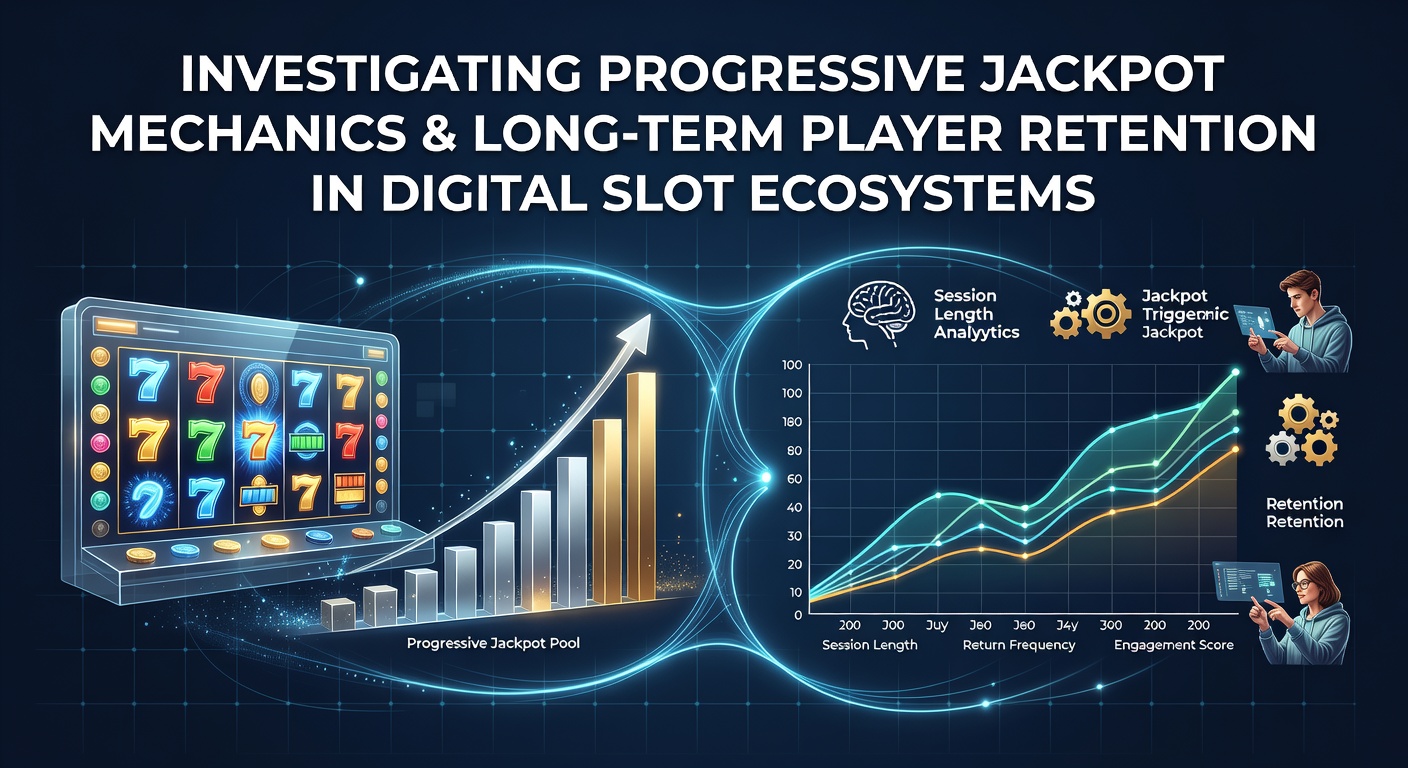 Digital slot interface displaying progressive jackpot counter with accumulating prize pool and player engagement metrics