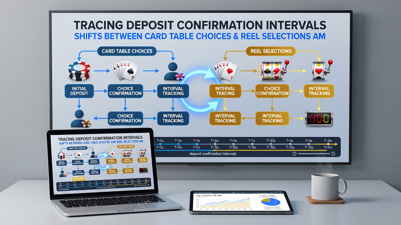 Data visualization of deposit intervals influencing card table versus reel game selections on mobile devices