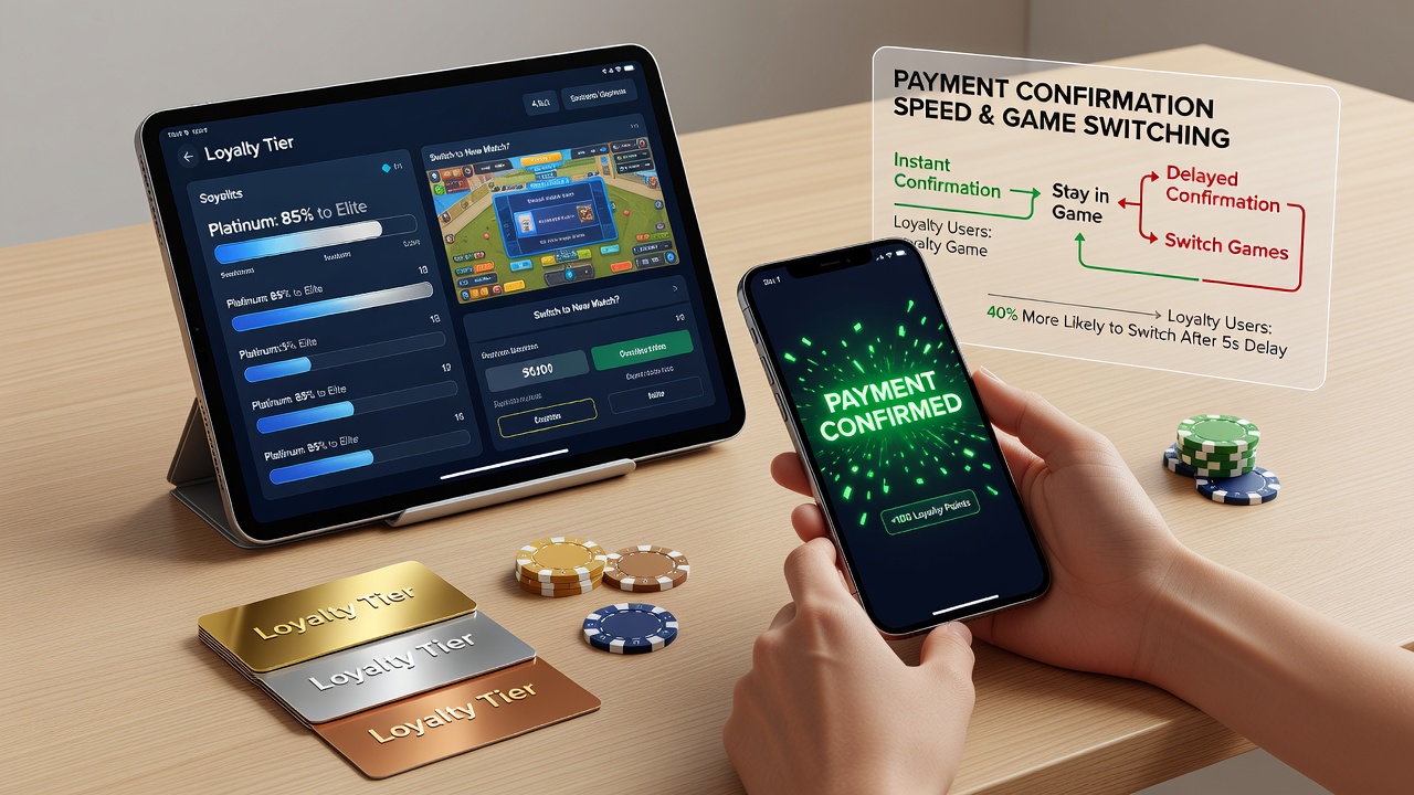 Mobile table game interface showing payment confirmation notification during a live dealer session
